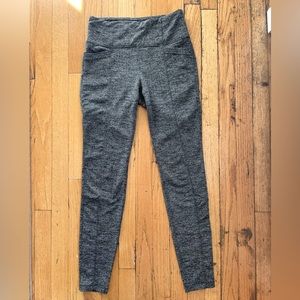 Athleta leggings, size s, black& gray pattern. Full length